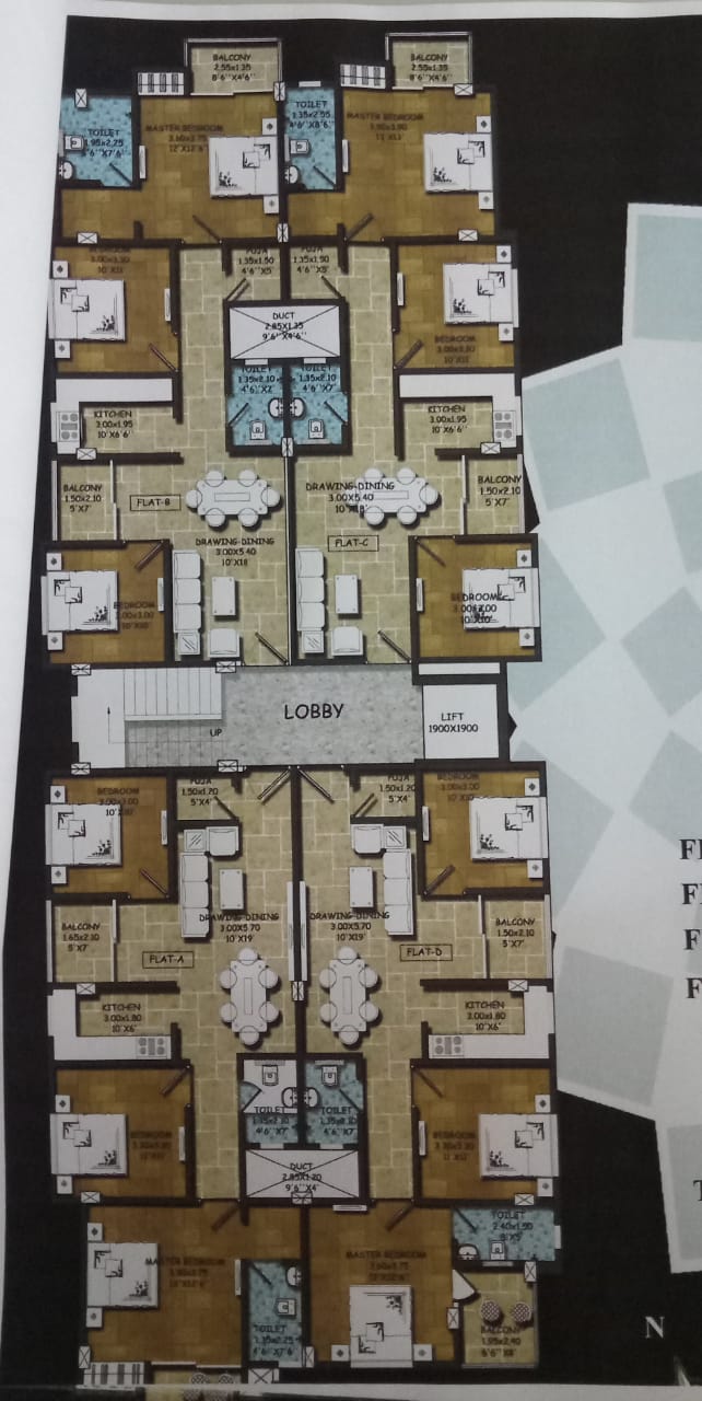 BK ECLAVE, BELTOLA Floor Plan